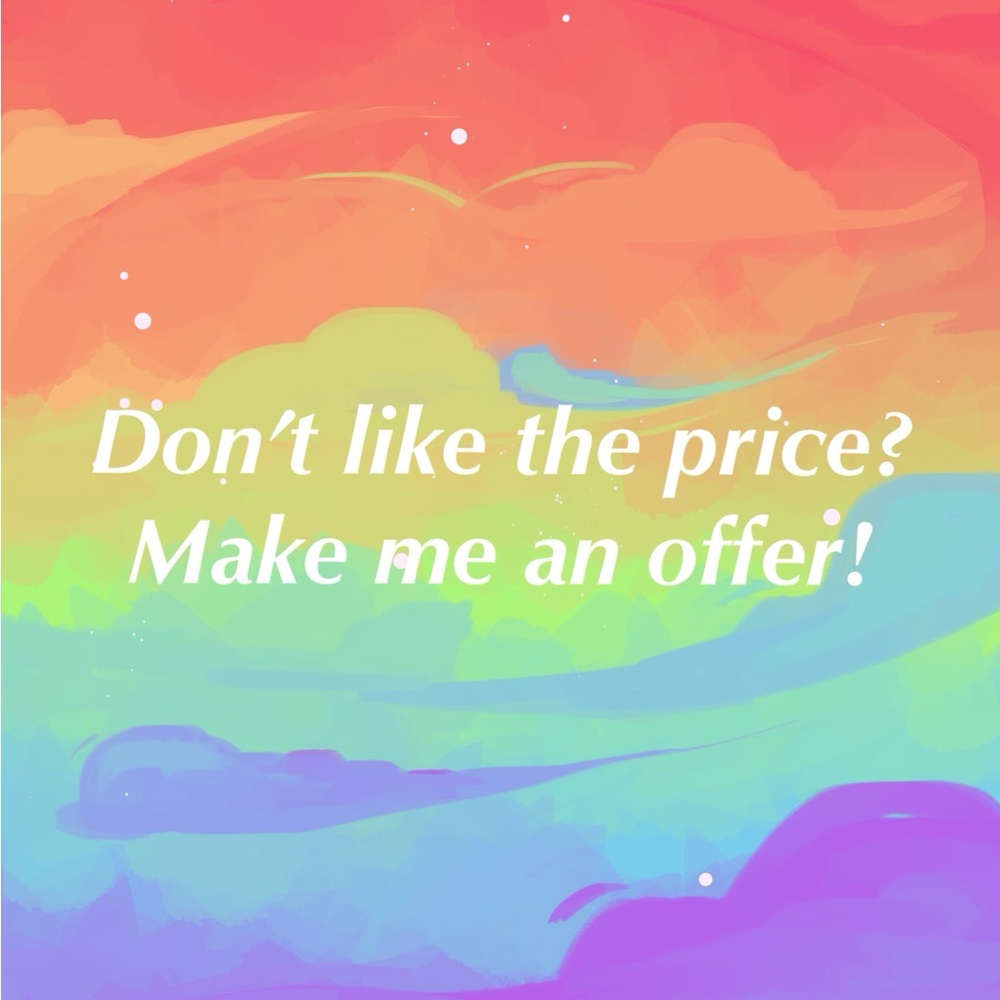 Love the item but not the price? Make me an offer!